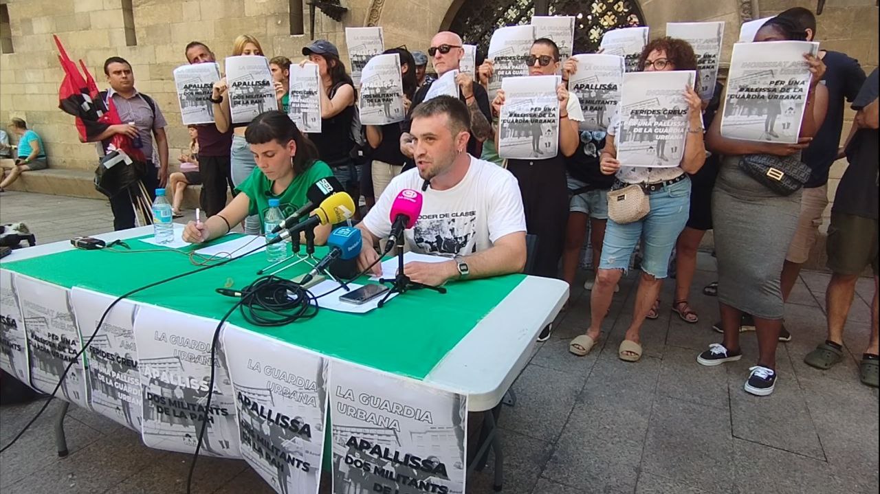 Un militant de la PAH de Lleida ingressat per la pallissa de la Guàrdia Urbana
