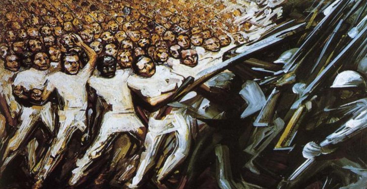 «Struggle for Emancipation», David Alfaro Siqueiros, 1961.