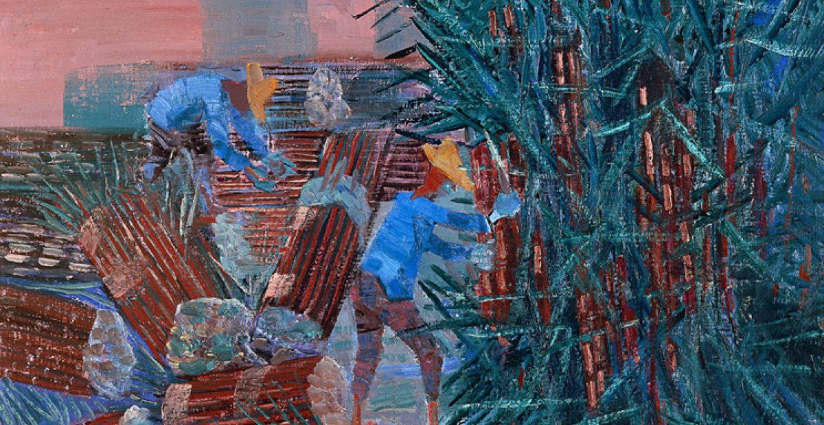 «Plantació de sucre de canya», 1959, Candido Portinari