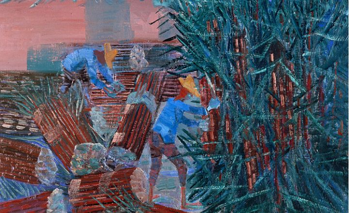 «Plantació de sucre de canya», 1959, Candido Portinari